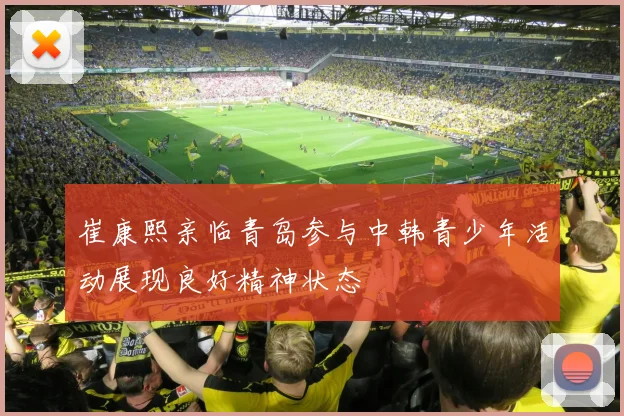 崔康熙亲临青岛参与中韩青少年活动展现良好精神状态
